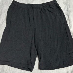 Champion Shorts Large Adult Gray Sweat Athletic Pockets Logo Casual Gym Mens L